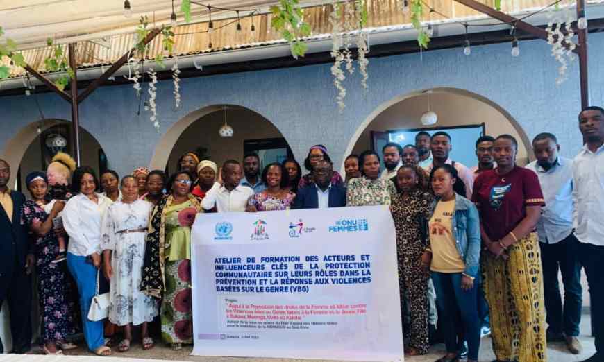 PROJET DE LUTTE CONTRE LES VIOLENCES BASEES SUR LE GENRE AU SUD-KIVU